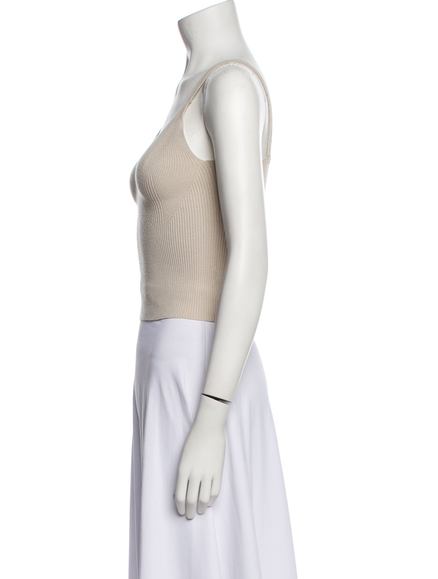 REMAIN Birger Christensen V-Neck Sleeveless Crop Top