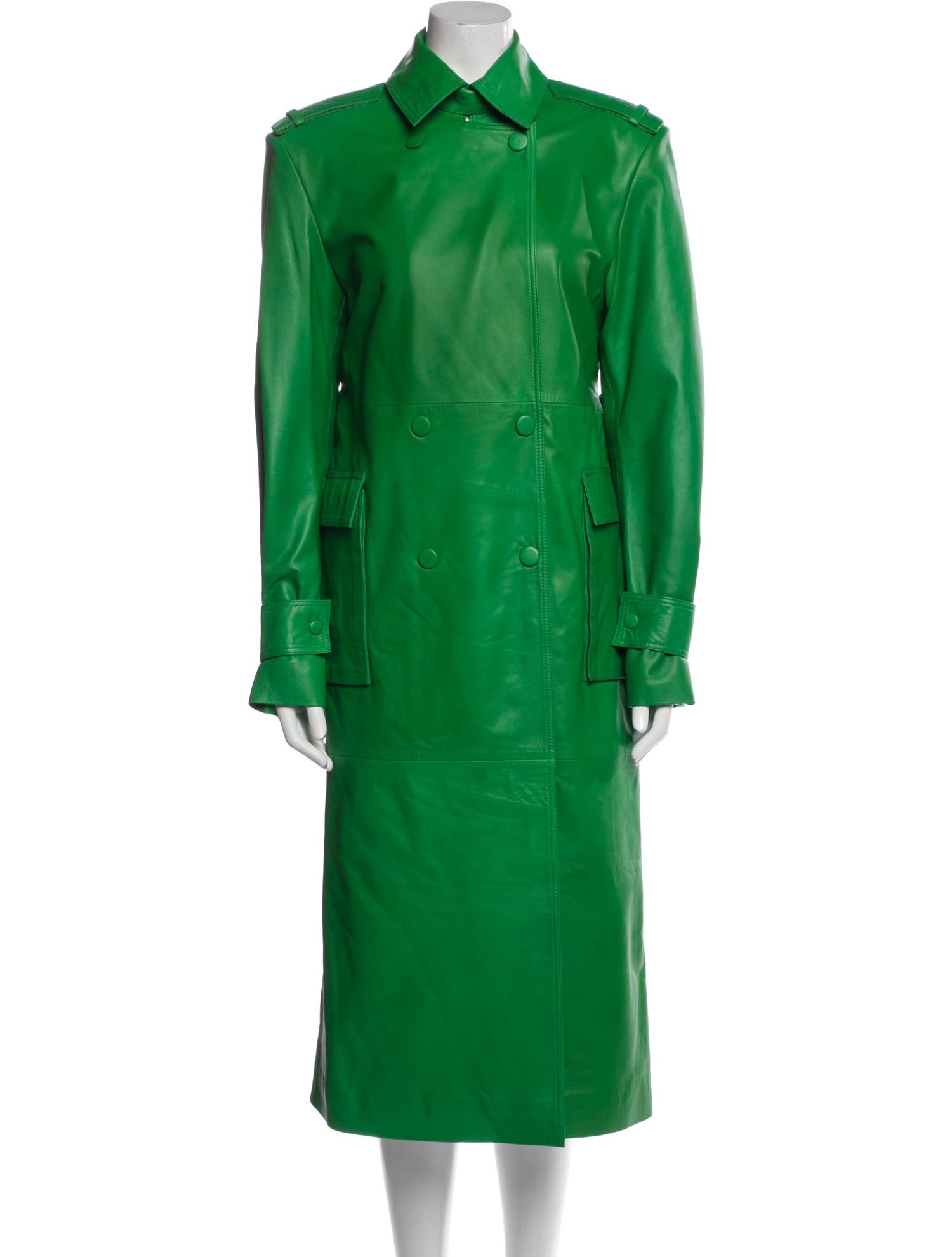 REMAIN Birger Christensen Leather Trench Coat