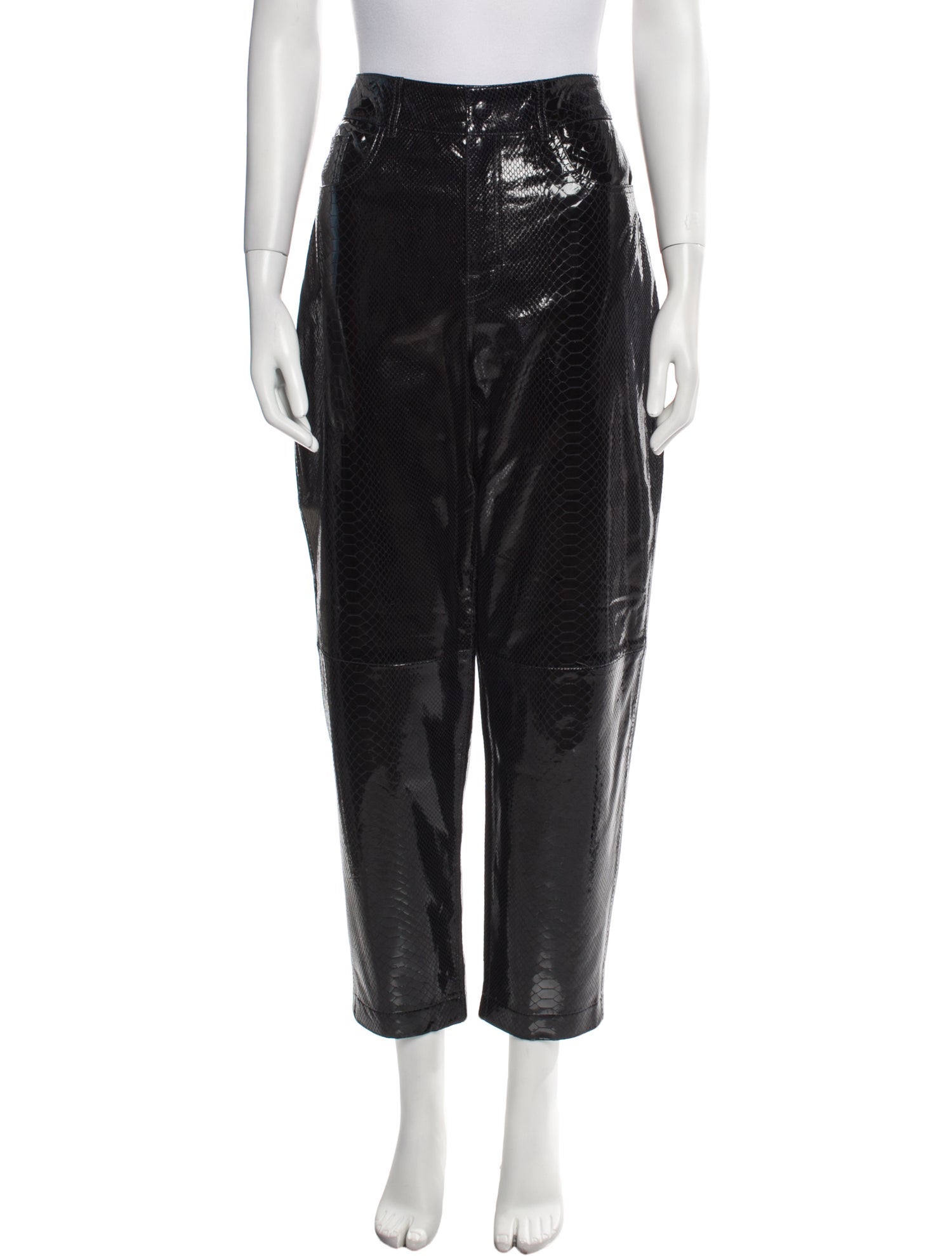 REMAIN Birger Christensen Leather Straight Leg Pants