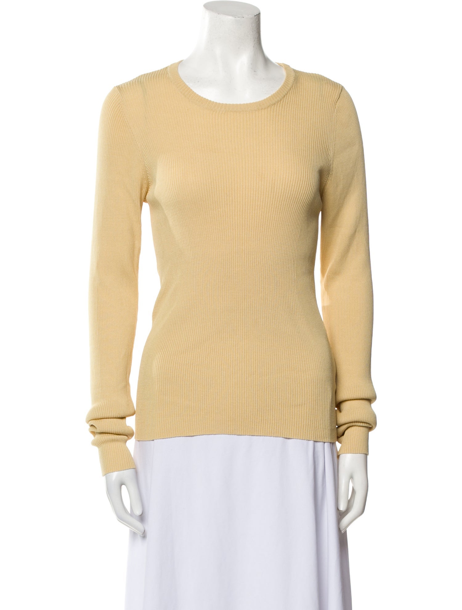 REMAIN Birger Christensen Scoop Neck Long Sleeve Top