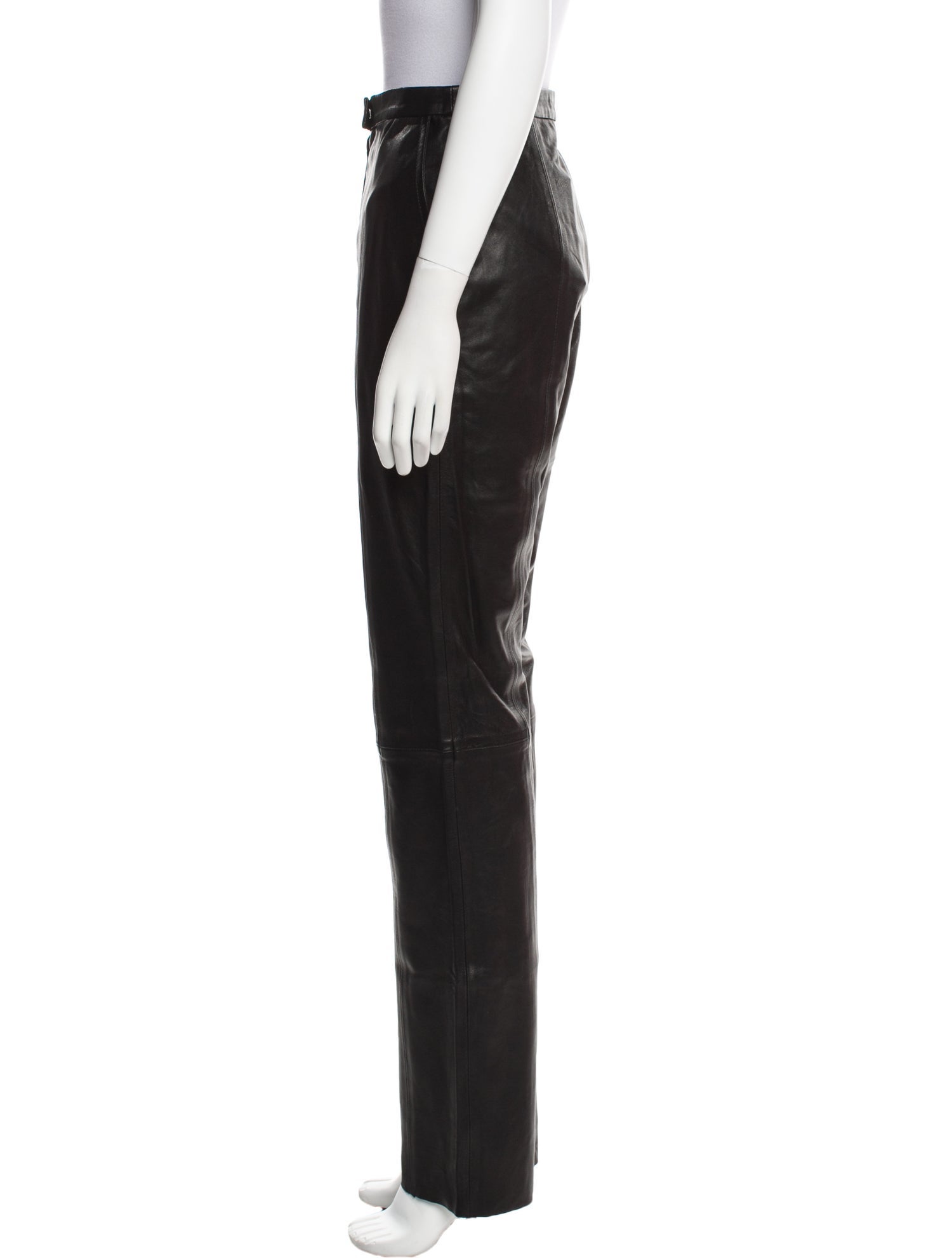 REMAIN Birger Christensen Leather Straight Leg Pants