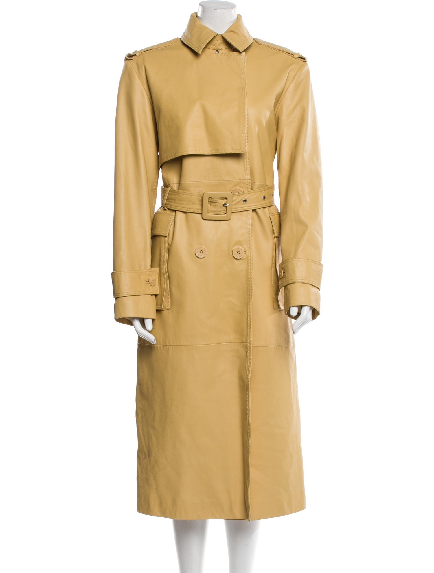 REMAIN Birger Christensen Leather Trench Coat