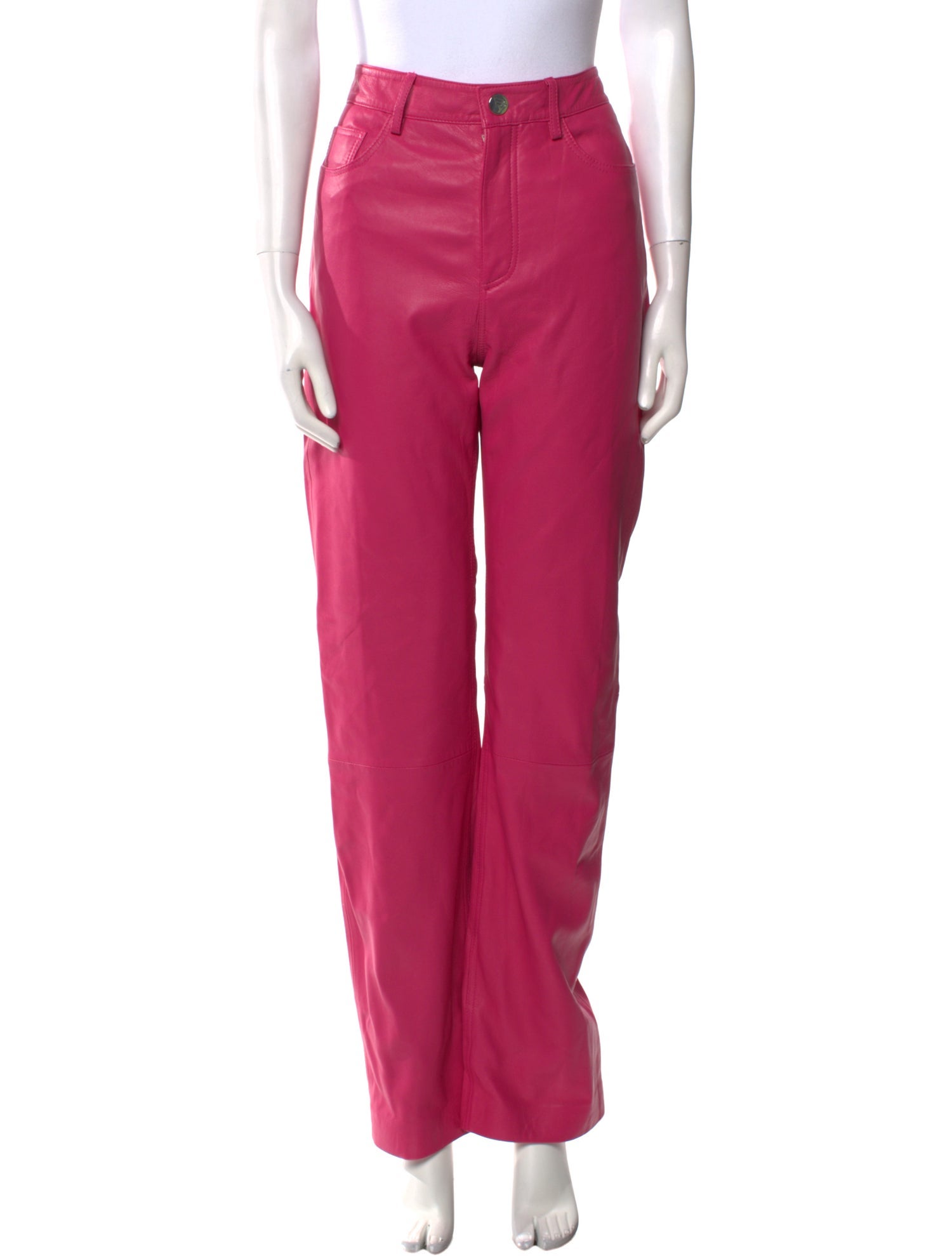 REMAIN Birger Christensen Leather Wide Leg Pants w/ Tags