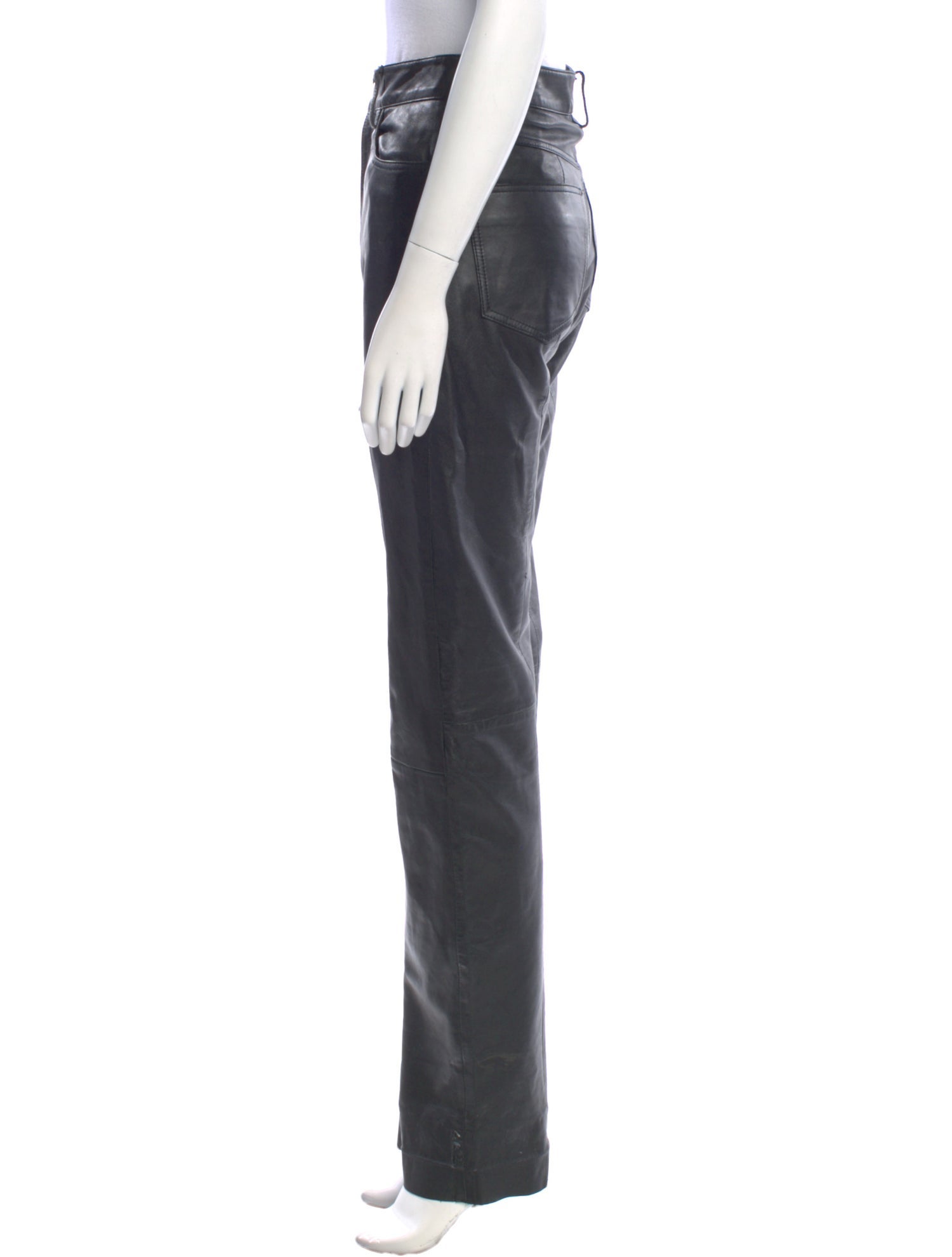 REMAIN Birger Christensen Leather Straight Leg Pants