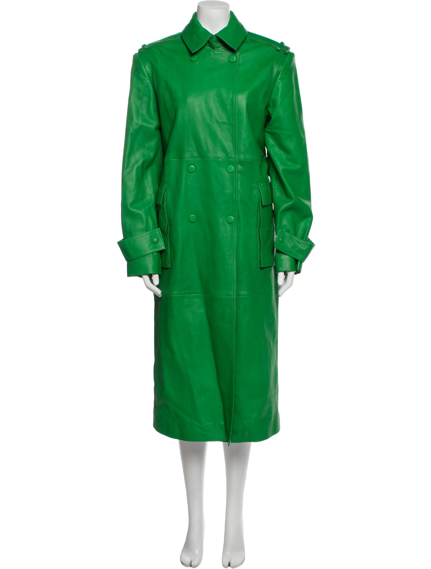 REMAIN Birger Christensen Leather Trench Coat