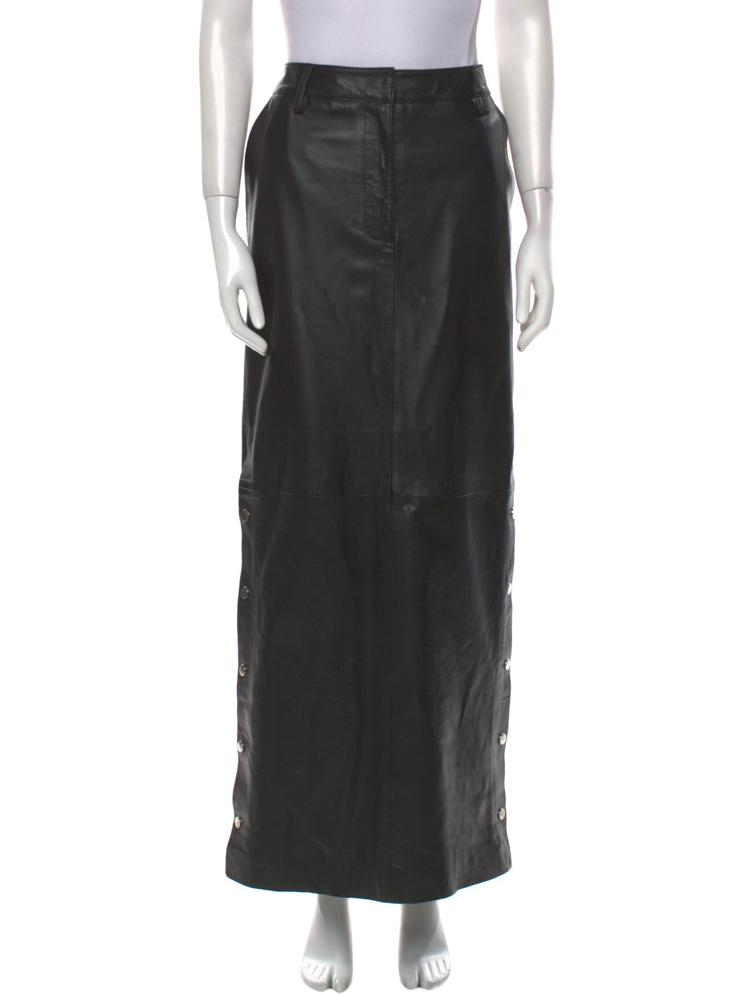 REMAIN Birger Christensen Leather Long Skirt
