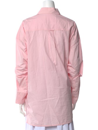 REMAIN Birger Christensen Long Sleeve Button-Up Top