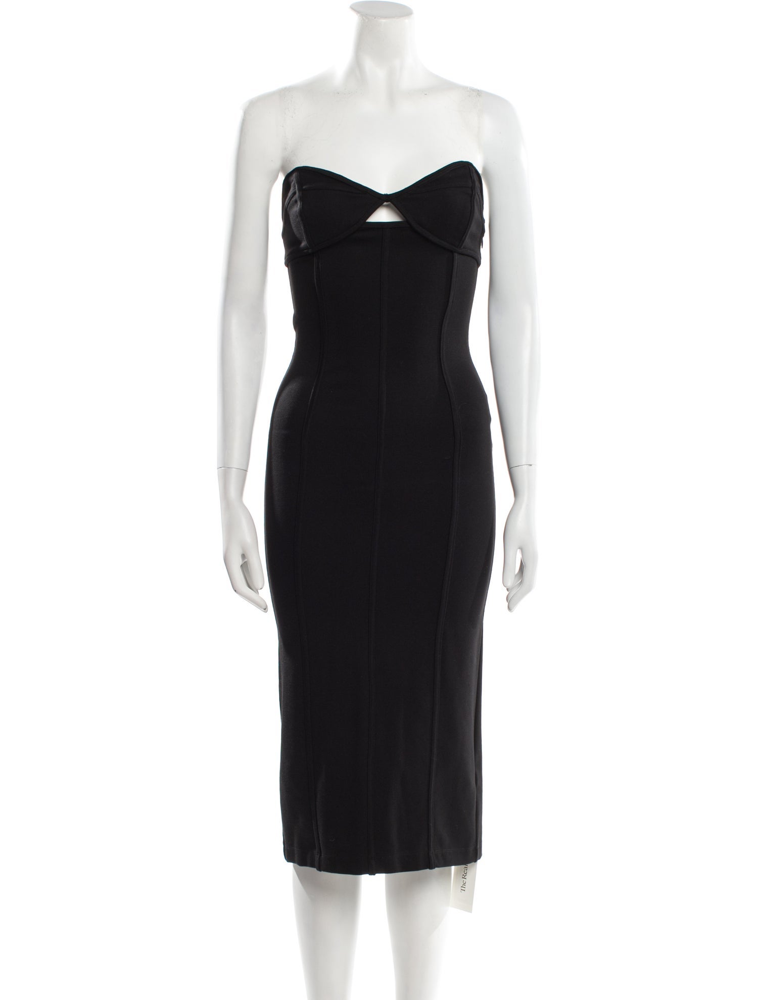 REMAIN Birger Christensen Strapless Knee-Length Dress
