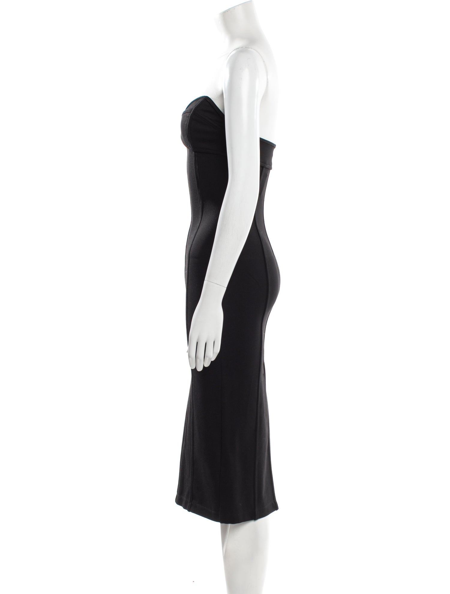 REMAIN Birger Christensen Strapless Knee-Length Dress