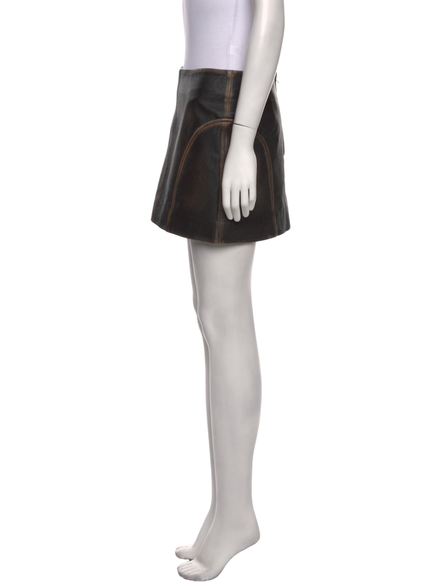 REMAIN Birger Christensen Leather Mini Skirt w/ Tags