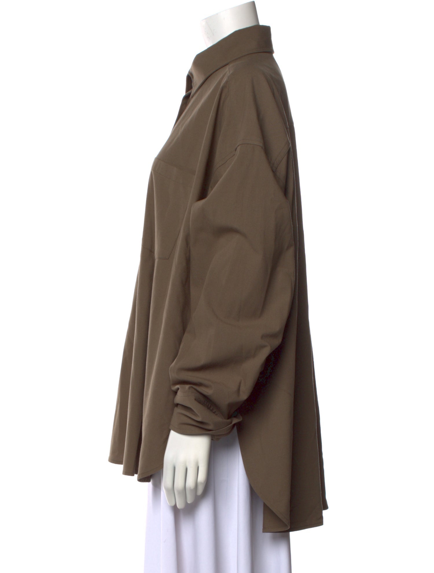 REMAIN Birger Christensen Long Sleeve Button-Up Top