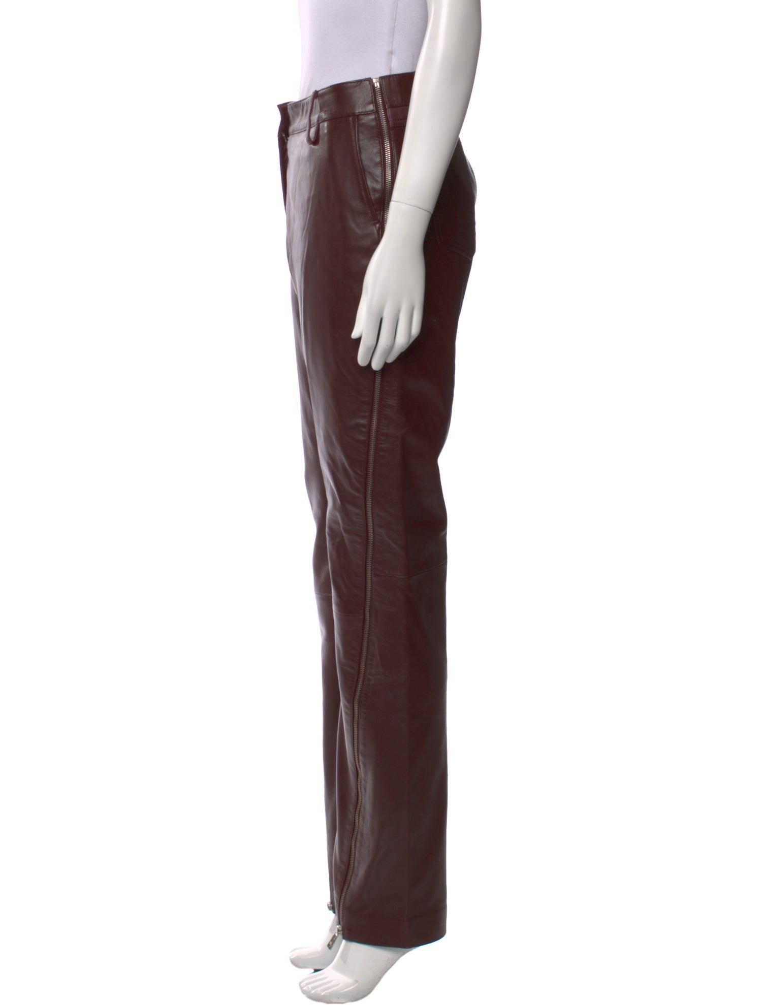 REMAIN Birger Christensen Leather Straight Leg Pants
