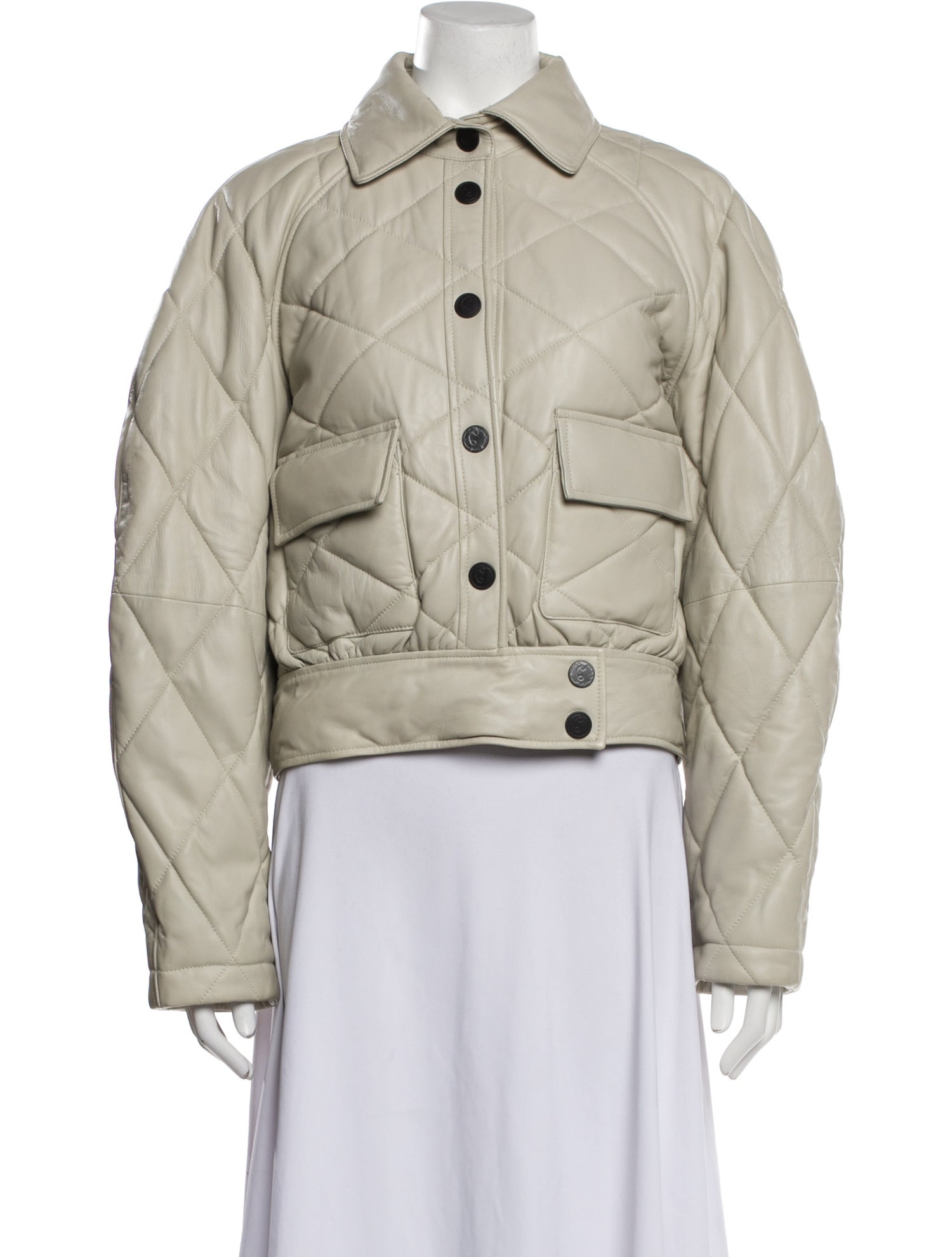 REMAIN Birger Christensen Leather Utility Jacket