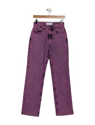 REMAIN Birger Christensen High-Rise Straight Leg Jeans