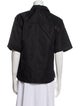 REMAIN Birger Christensen Short Sleeve Button-Up Top
