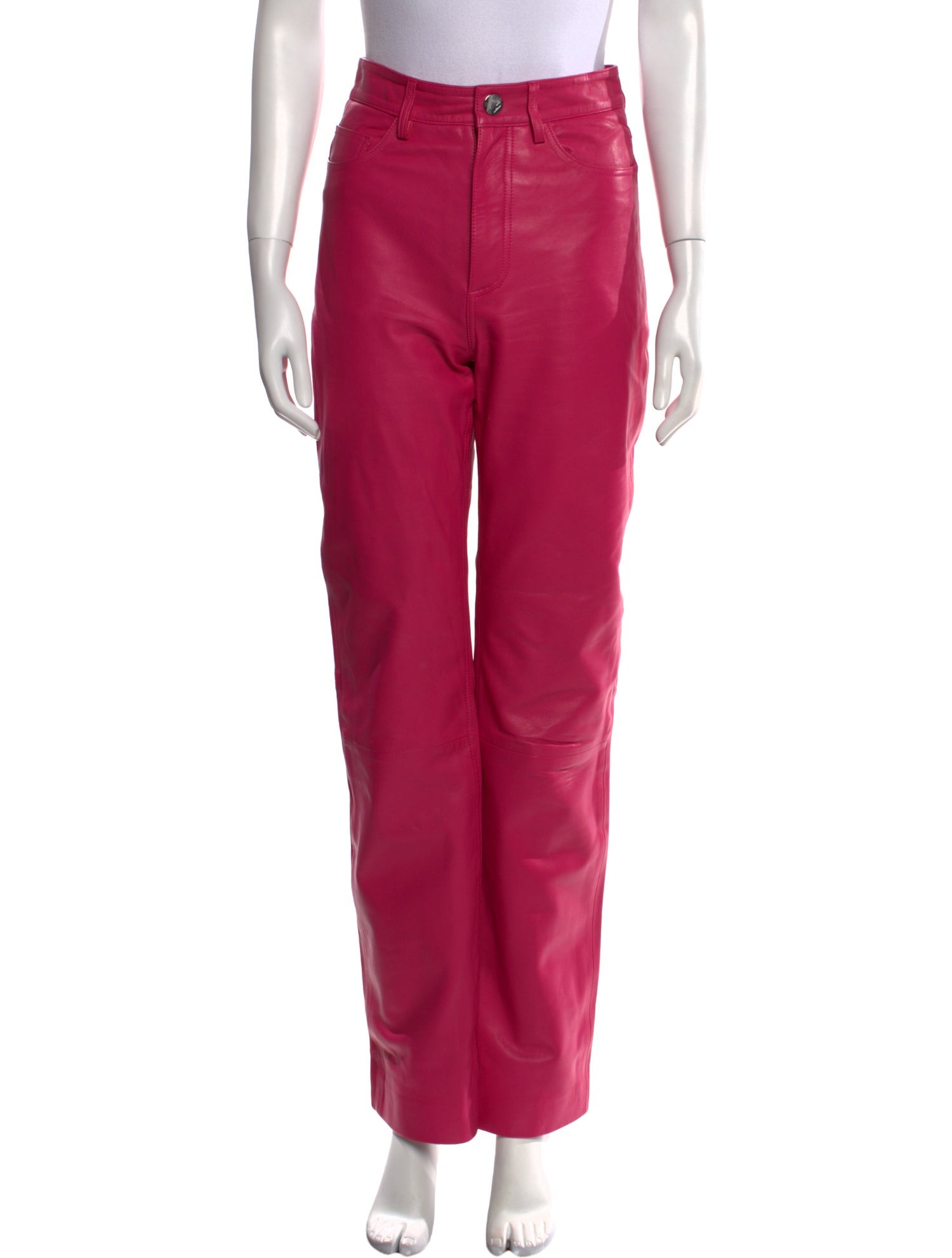 REMAIN Birger Christensen Leather Wide Leg Pants