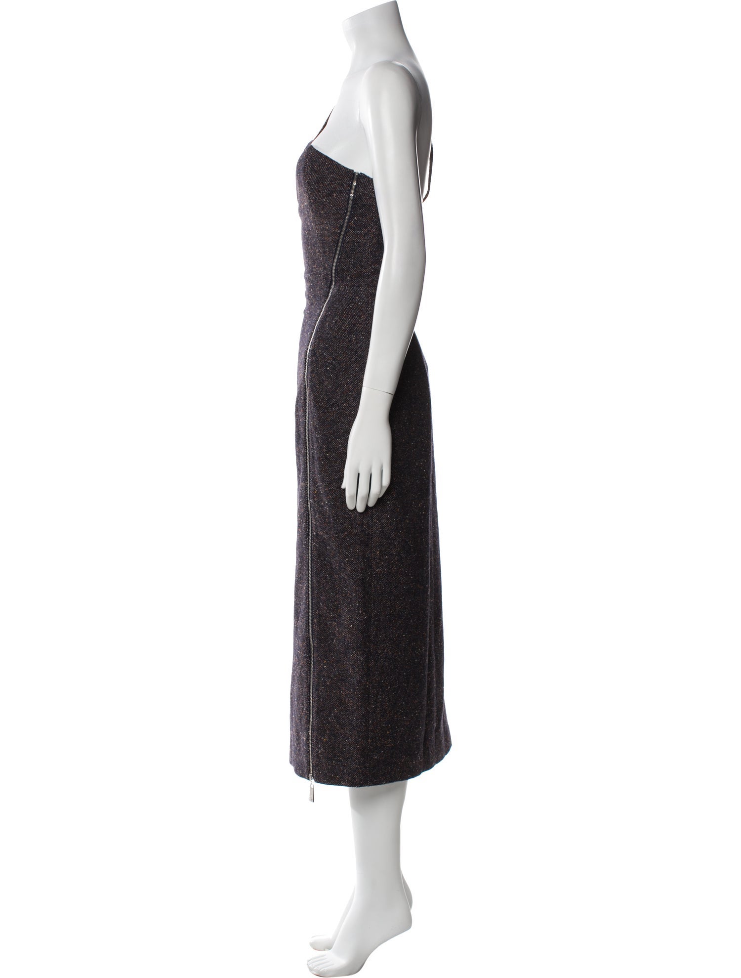 REMAIN Birger Christensen Wool Long Dress