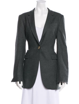 REMAIN Birger Christensen Wool Printed Blazer