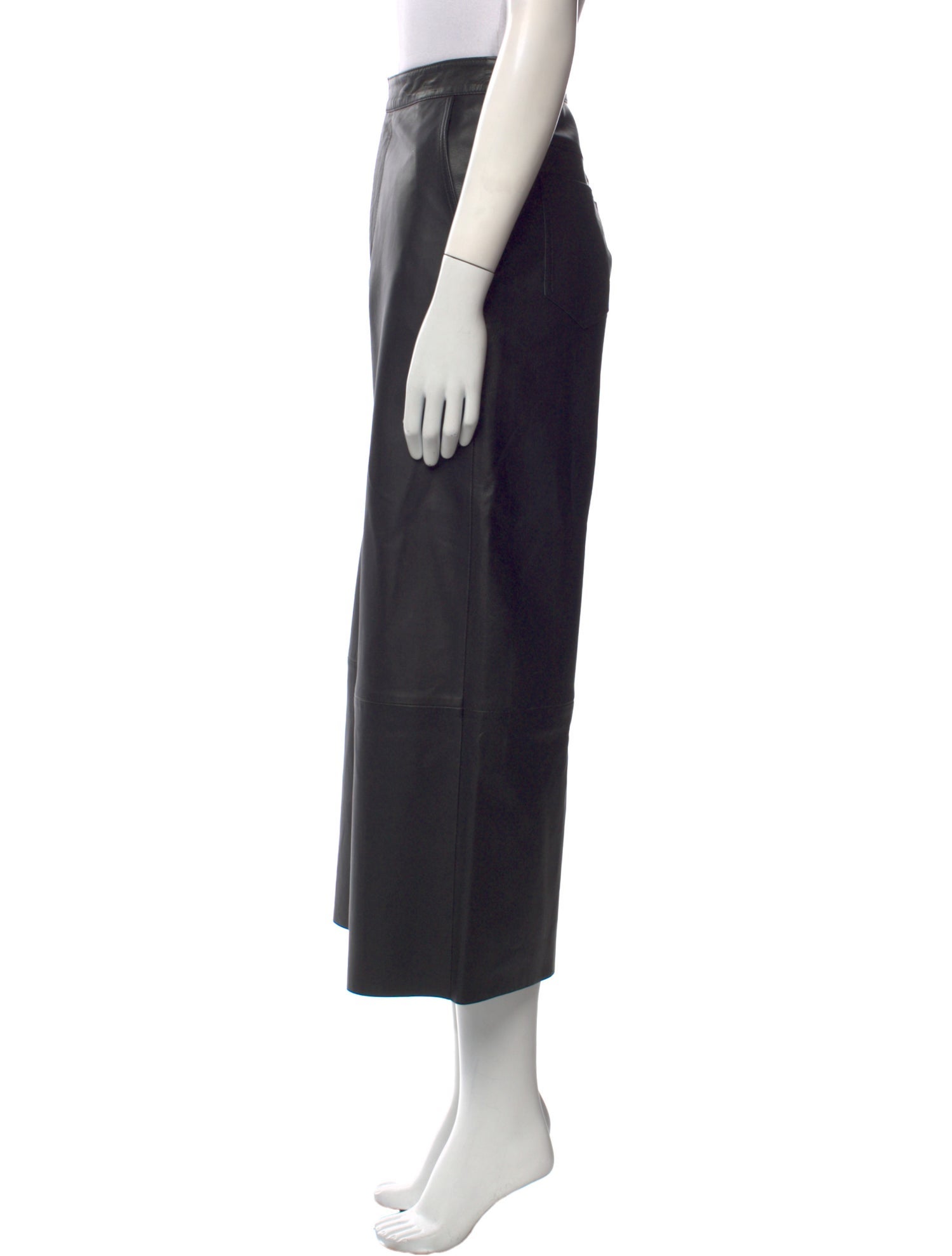 REMAIN Birger Christensen Leather Wide Leg Pants