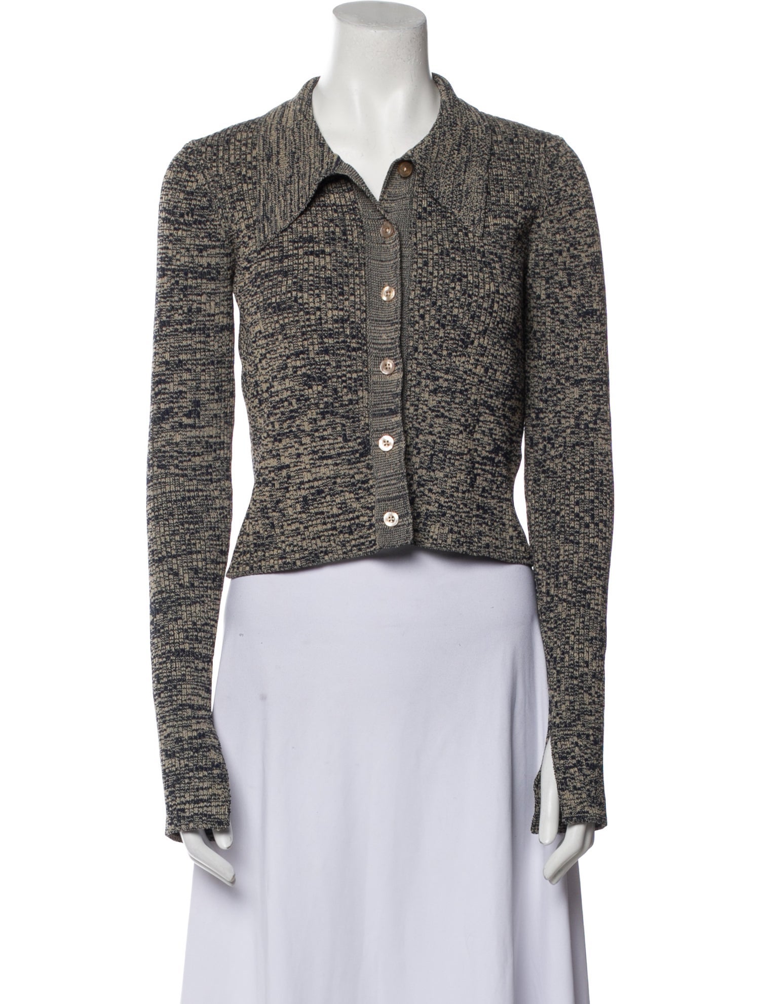 REMAIN Birger Christensen Paisley Print Long Sleeve Crop Top w/ Tags