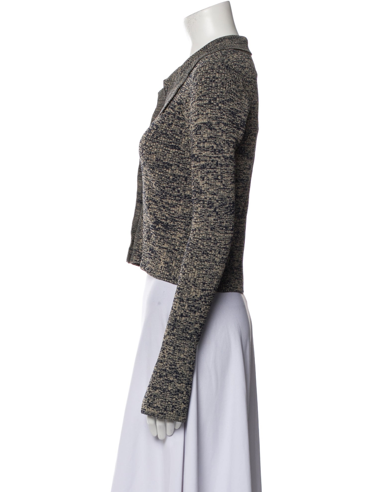 REMAIN Birger Christensen Paisley Print Long Sleeve Crop Top w/ Tags