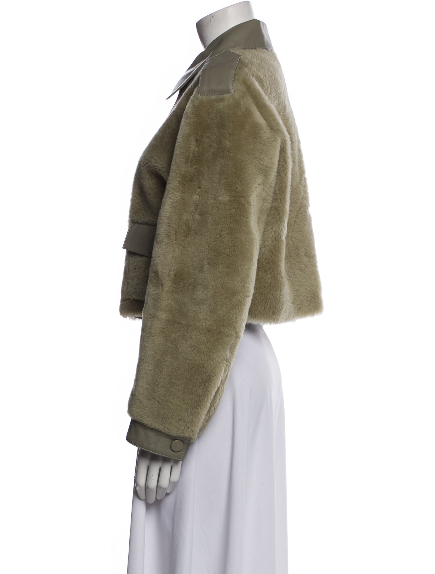 REMAIN Birger Christensen Lambskin Faux Fur Jacket