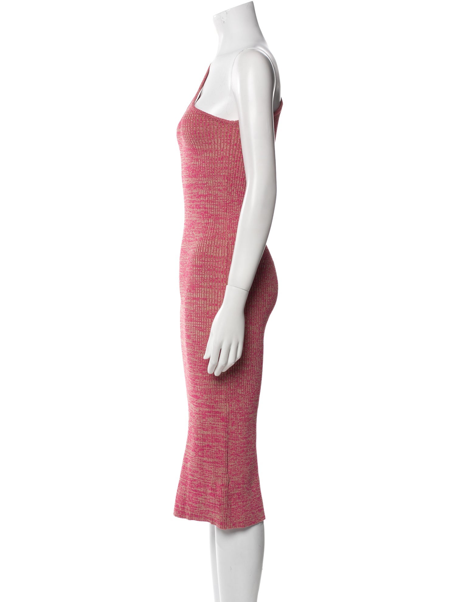 REMAIN Birger Christensen One-Shoulder Midi Length Dress