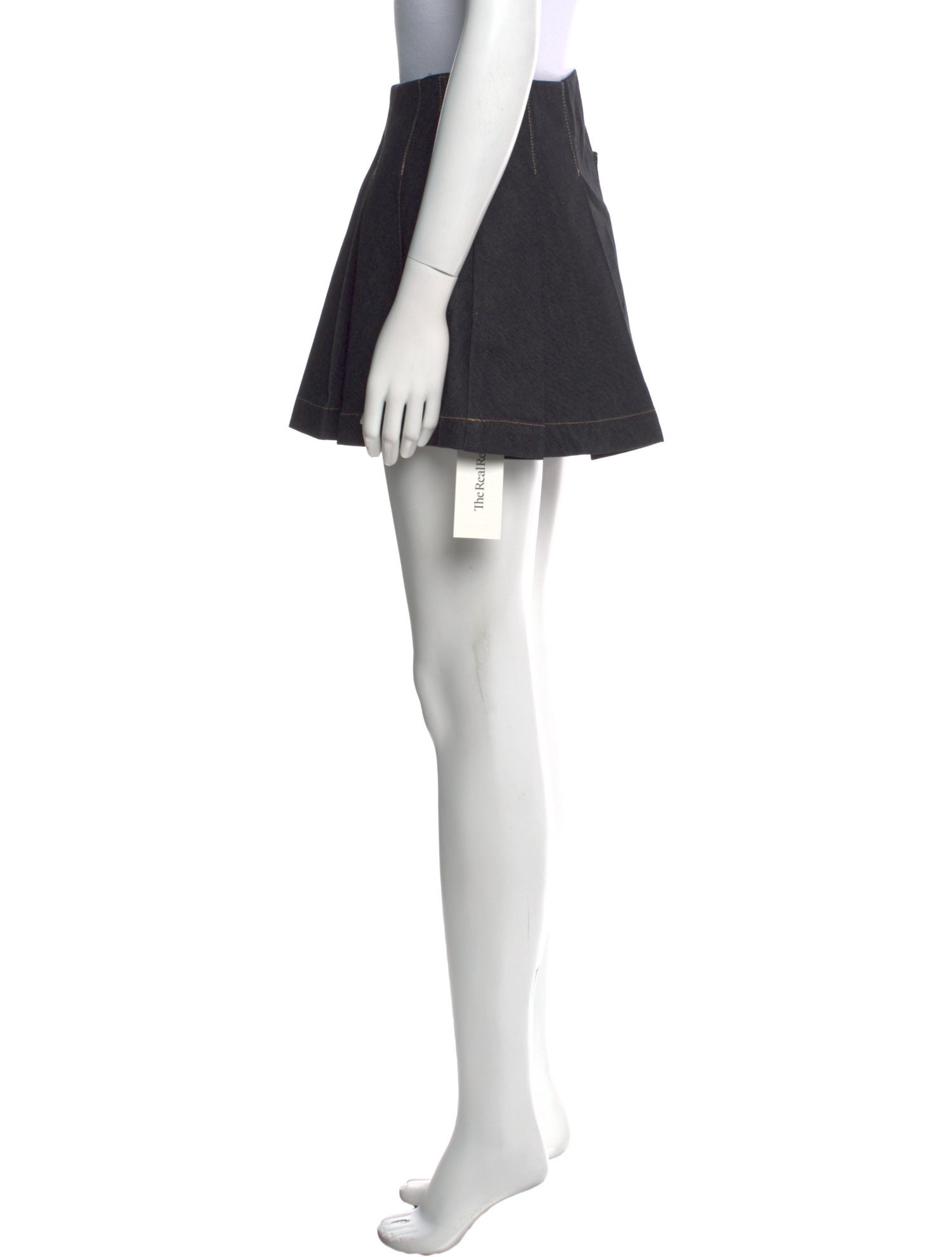 REMAIN Birger Christensen Leather Mini Skirt w/ Tags