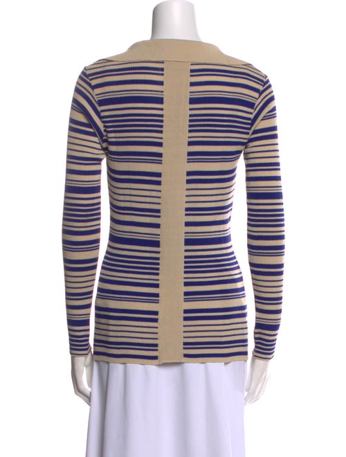 REMAIN Birger Christensen Striped V-Neck Top