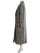 REMAIN Birger Christensen Wool Tweed Pattern Peacoat