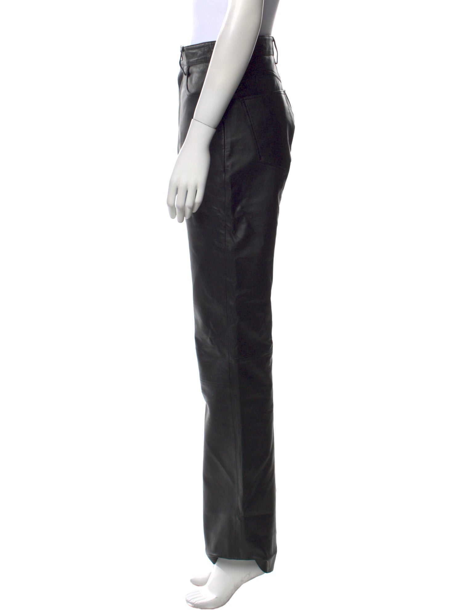 REMAIN Birger Christensen Leather Straight Leg Pants
