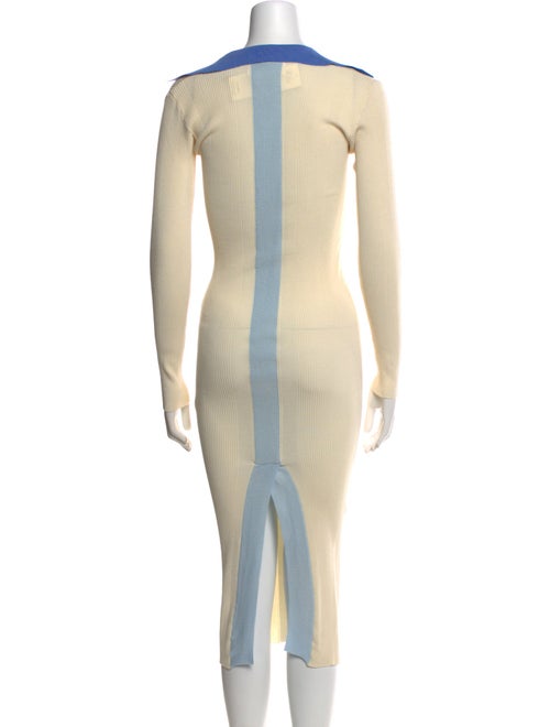 REMAIN Birger Christensen V-Neck Midi Length Dress