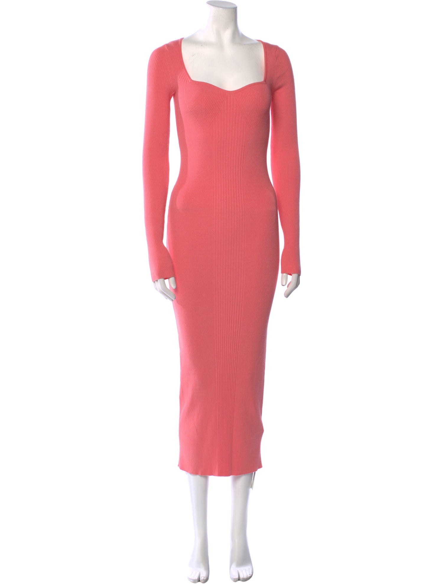 REMAIN Birger Christensen Square Neckline Long Dress