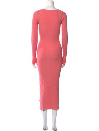 REMAIN Birger Christensen Square Neckline Long Dress