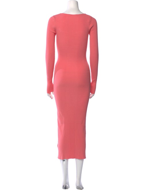 REMAIN Birger Christensen Square Neckline Long Dress