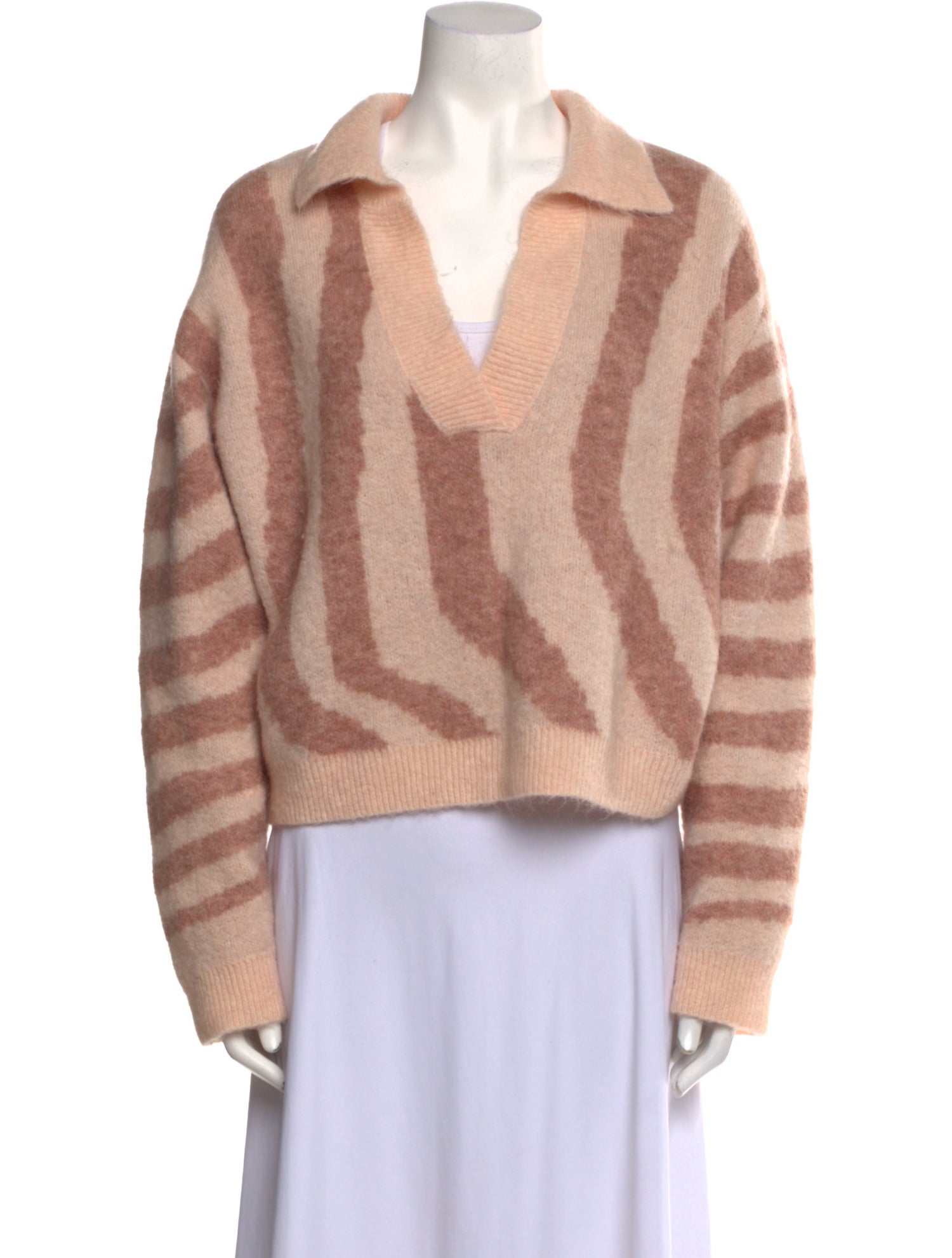 REMAIN Birger Christensen Wool Striped Sweater