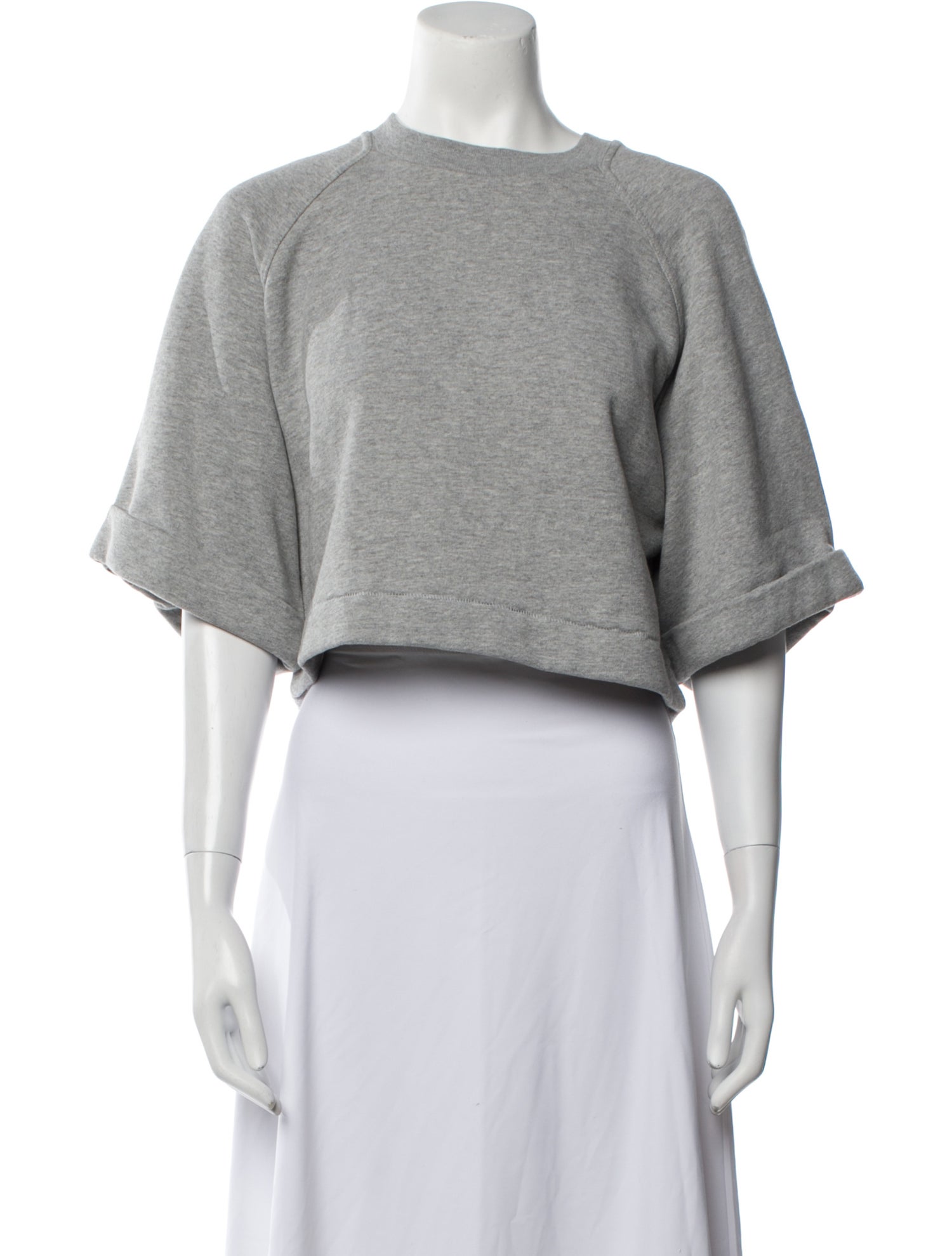 REMAIN Birger Christensen Bateau Neckline Short Sleeve Crop Top w/ Tags