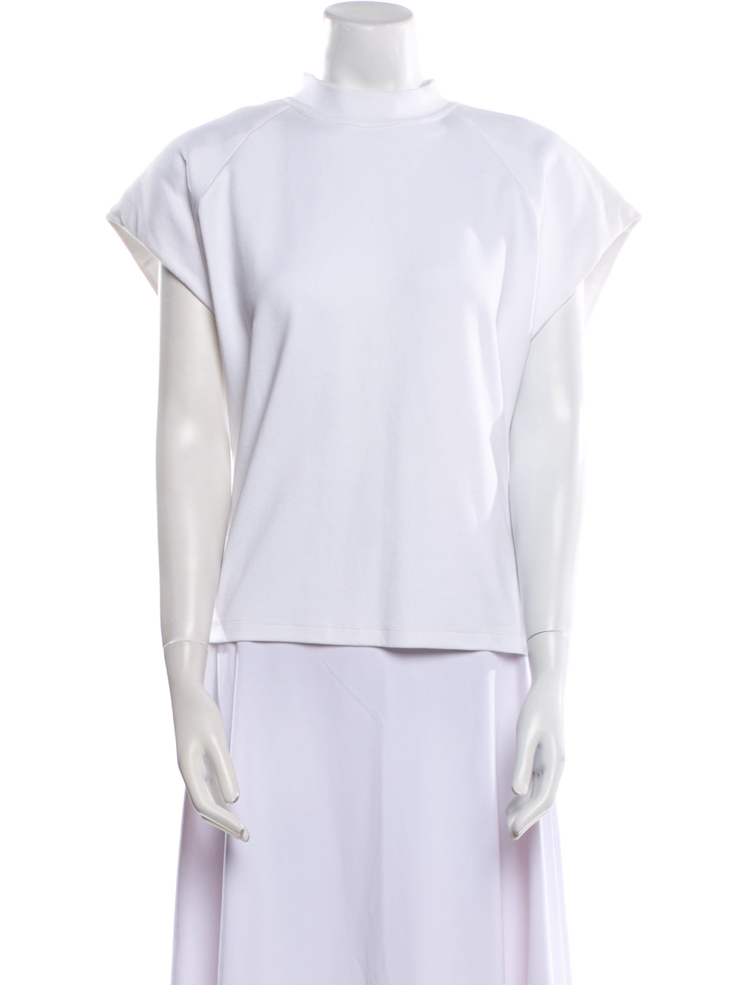 REMAIN Birger Christensen Mock Neck Short Sleeve T-Shirt w/ Tags