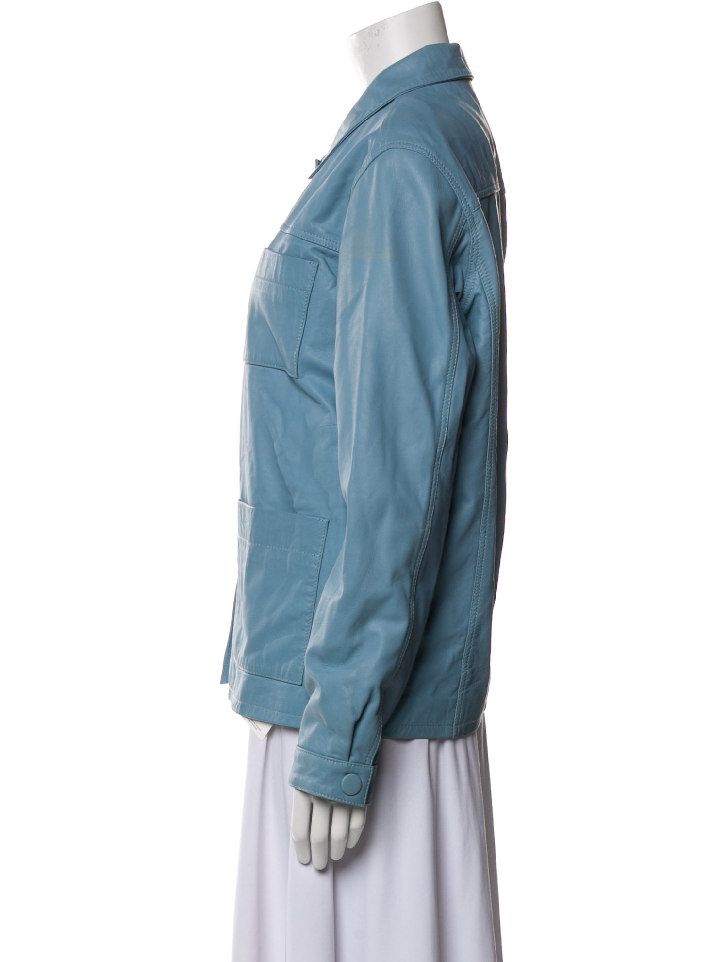 REMAIN Birger Christensen Leather Denim Jacket