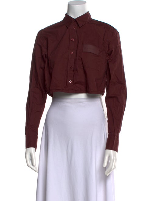 REMAIN Birger Christensen Long Sleeve Crop Top