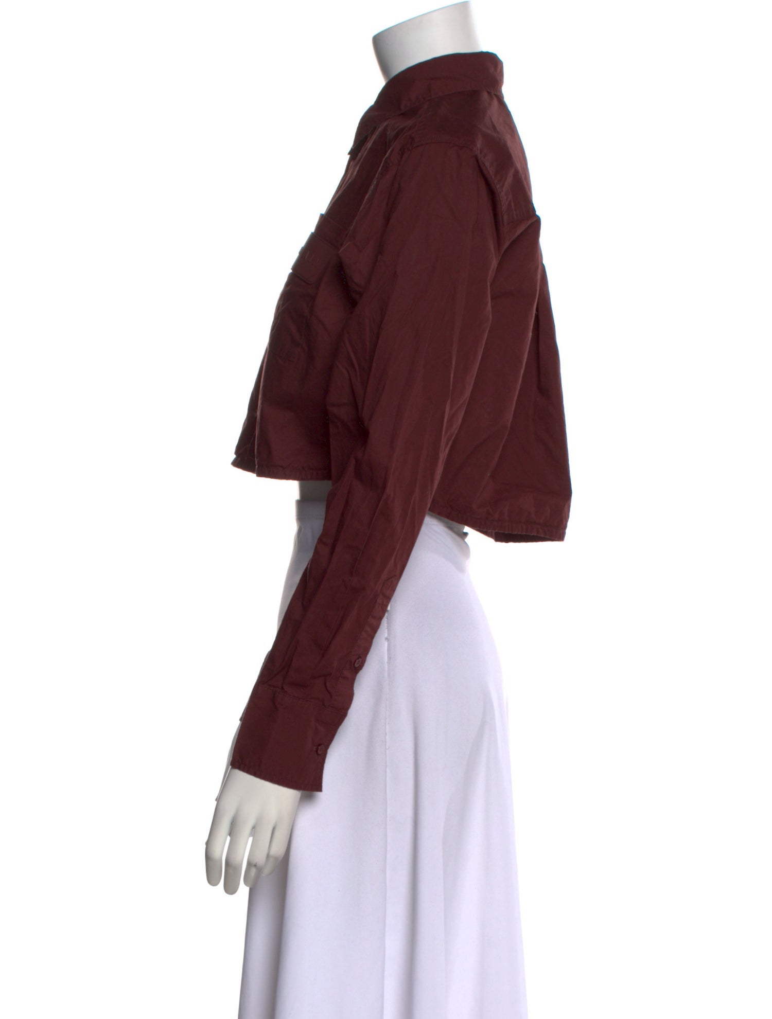 REMAIN Birger Christensen Long Sleeve Crop Top