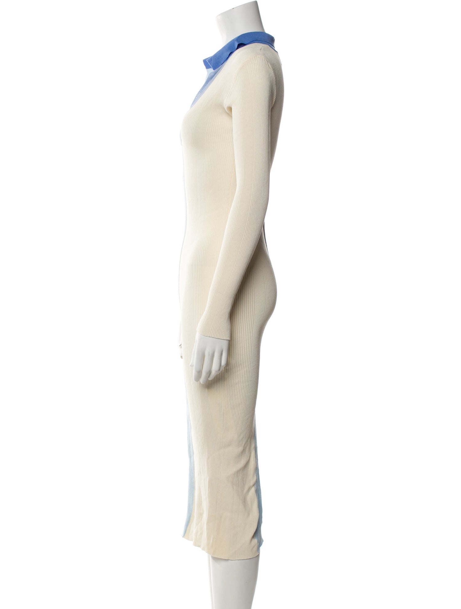 REMAIN Birger Christensen V-Neck Midi Length Dress