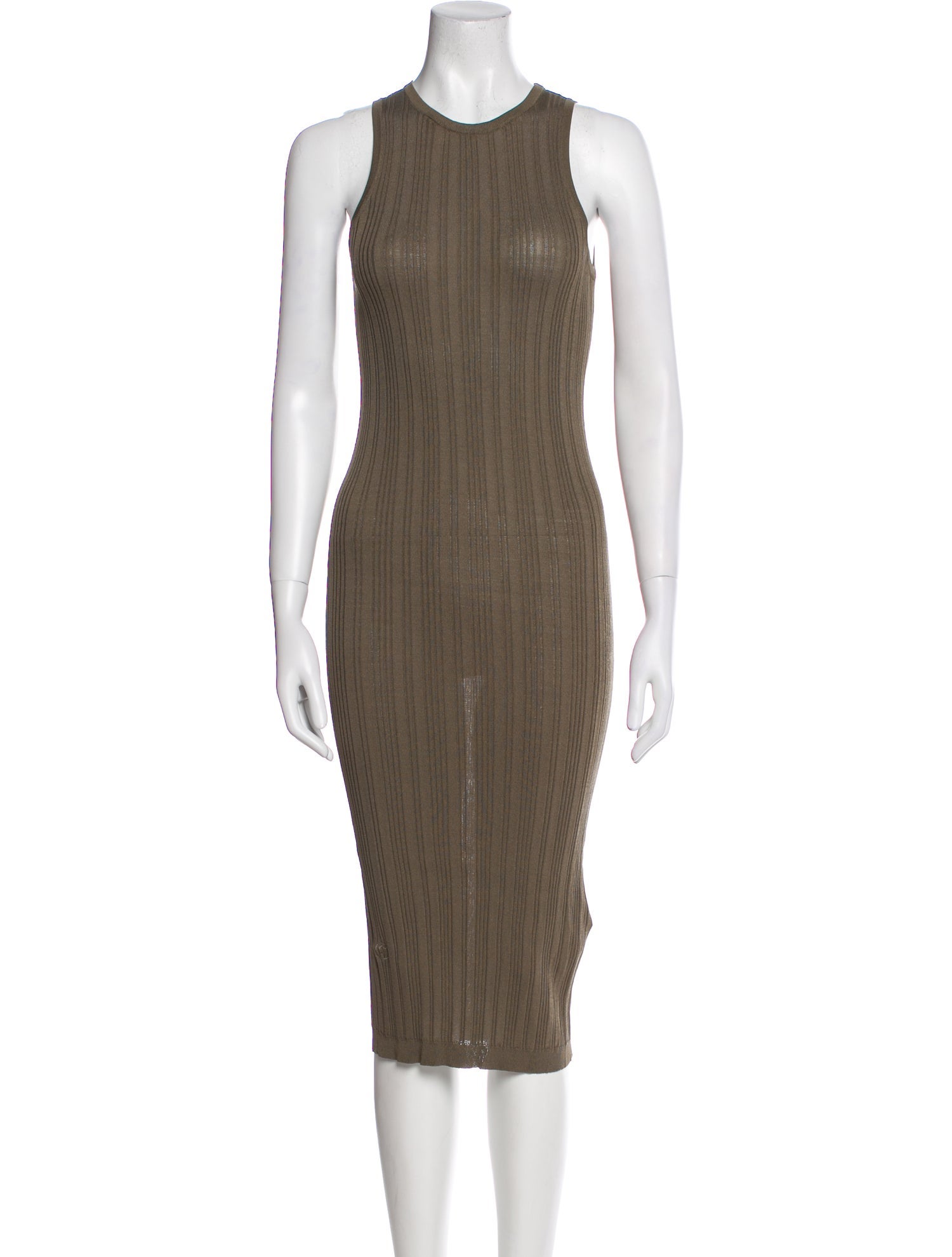 REMAIN Birger Christensen Crew Neck Midi Length Dress