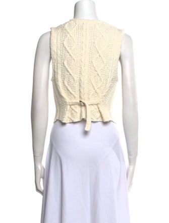 REMAIN Birger Christensen V-Neck Sleeveless Crop Top