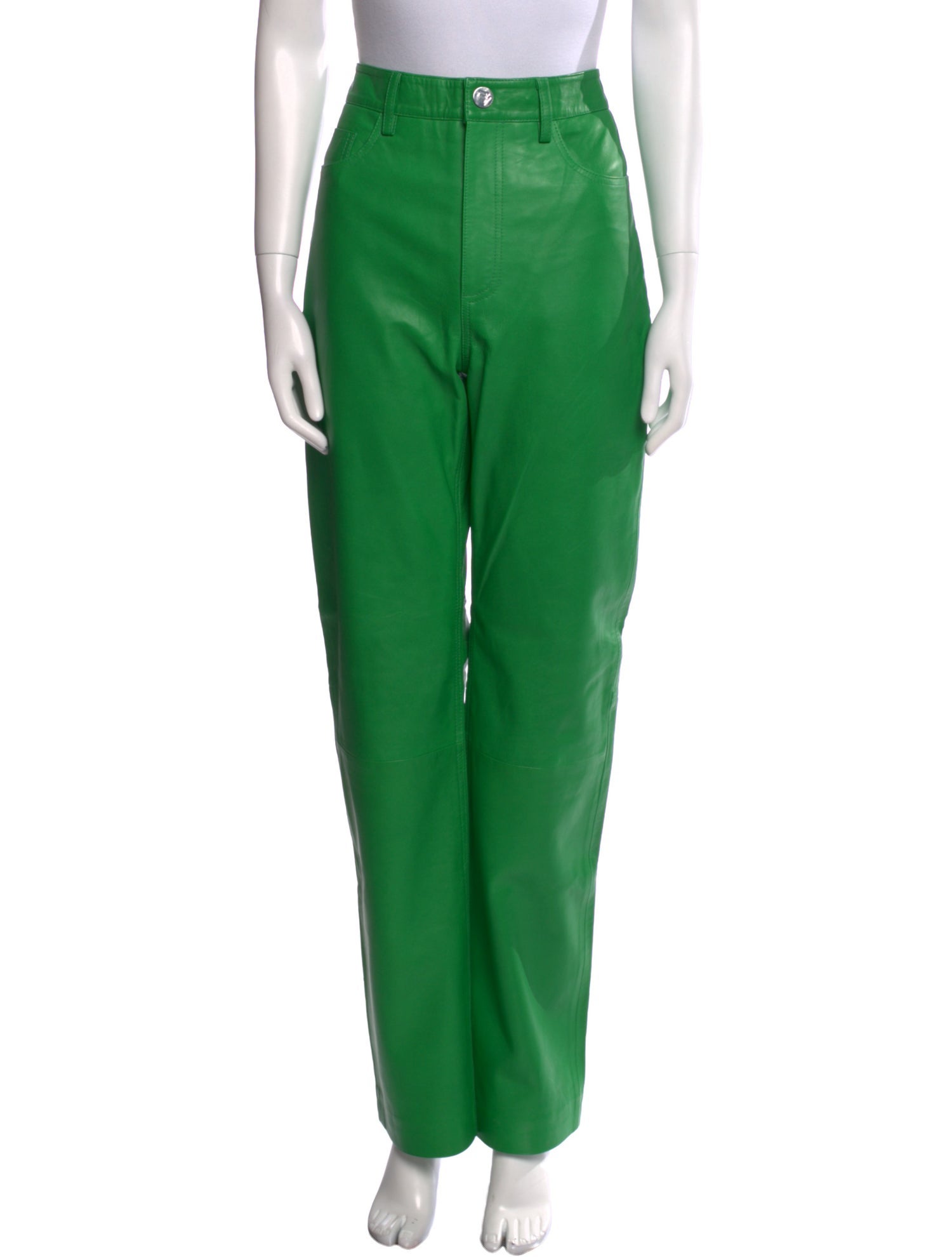 REMAIN Birger Christensen Leather Wide Leg Pants