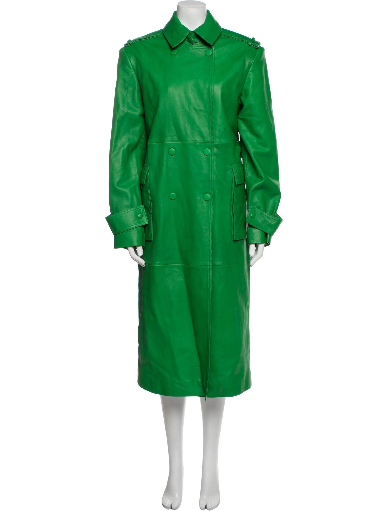 REMAIN Birger Christensen Leather Trench Coat