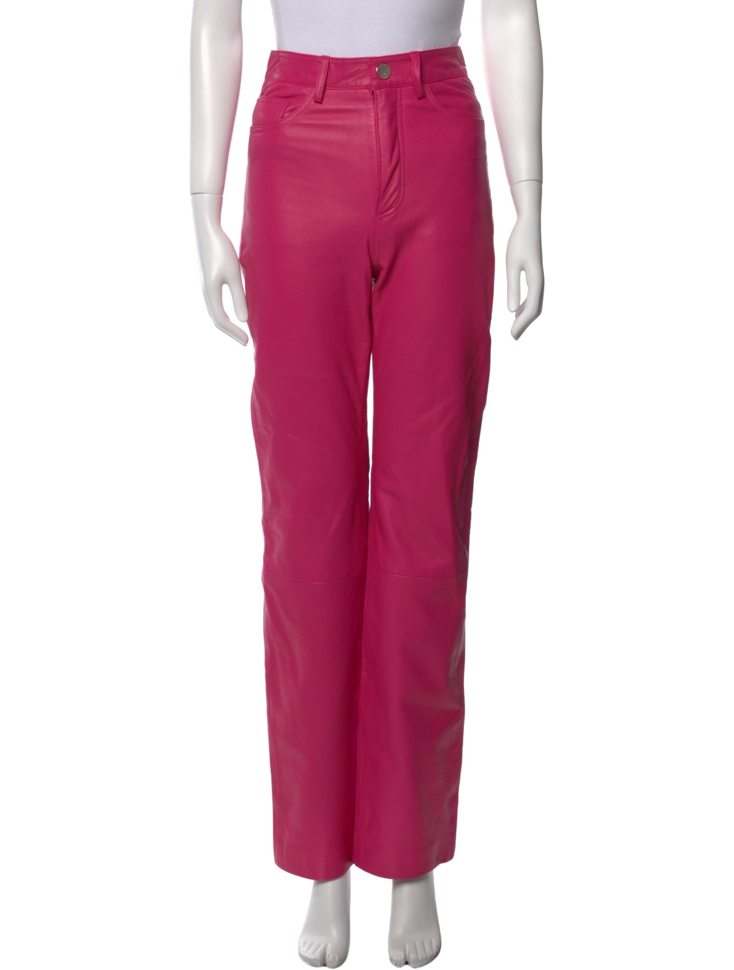 REMAIN Birger Christensen Shearling Straight Leg Pants