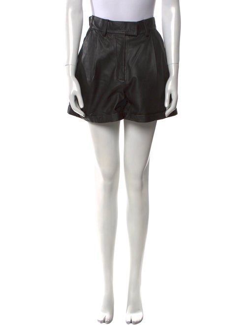 REMAIN Birger Christensen Leather Mini Shorts