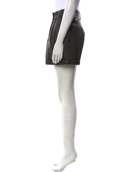 REMAIN Birger Christensen Leather Mini Shorts