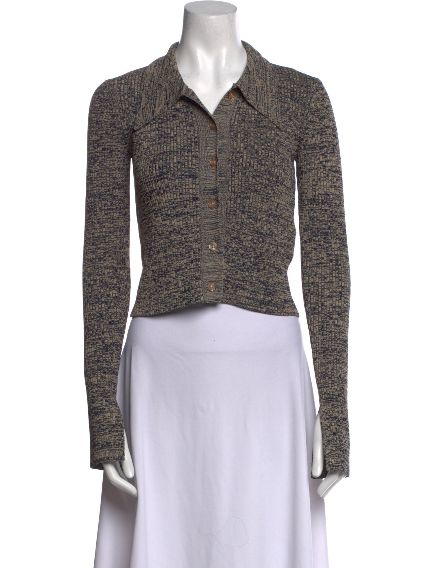 REMAIN Birger Christensen Printed V-Neck Sweater w/ Tags